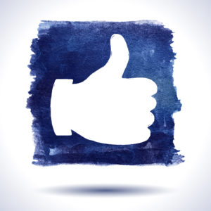 social media like icon