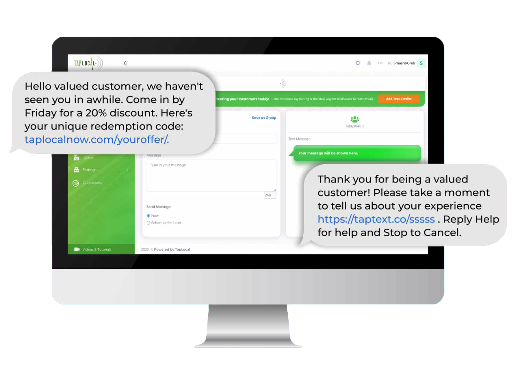 MarkeringRequestMessages - TAPLocal USA